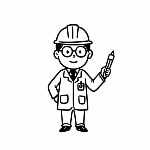 Cartoon Scientist