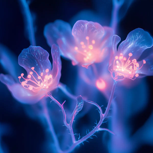 Glowing Ethereal Flowers