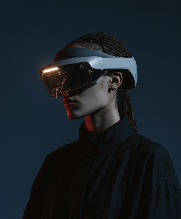 Futuristic AR Headset