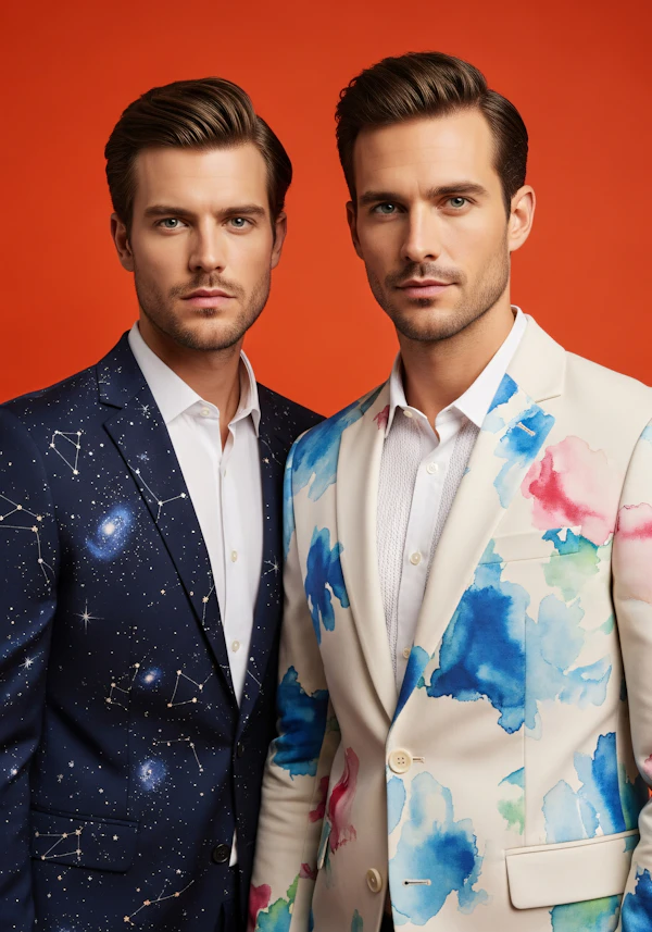 Stylish Duo Portrait