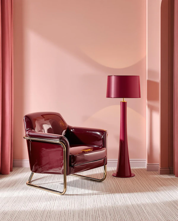 Modern Burgundy Interior