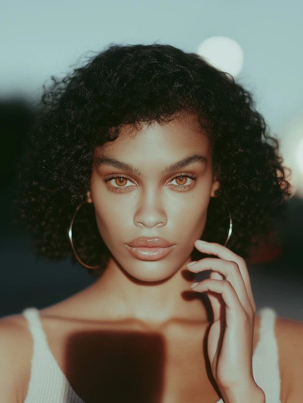 Amber-Eyed Portrait