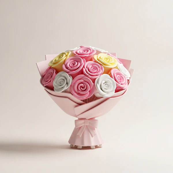 Pastel Rose Bouquet