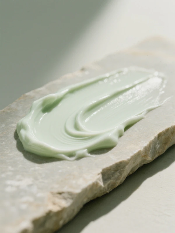 Cream on Textured Stone