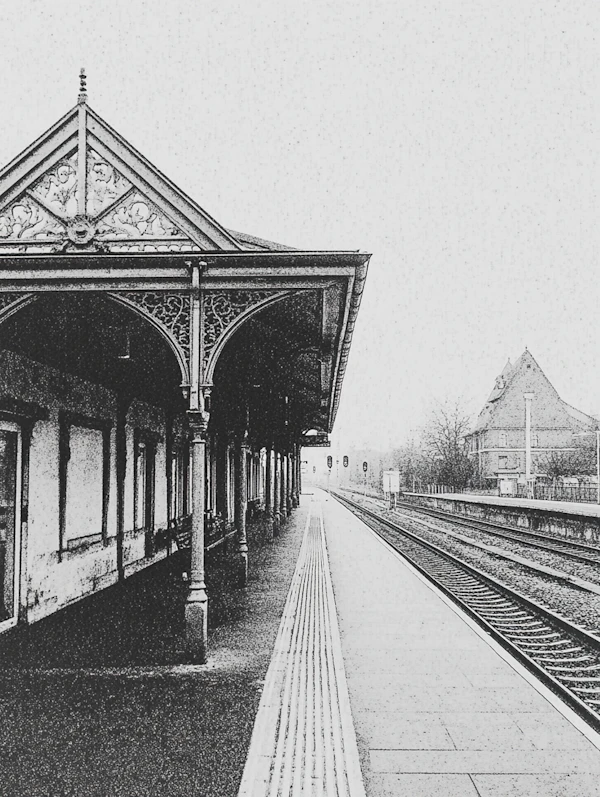 Vintage Train Station