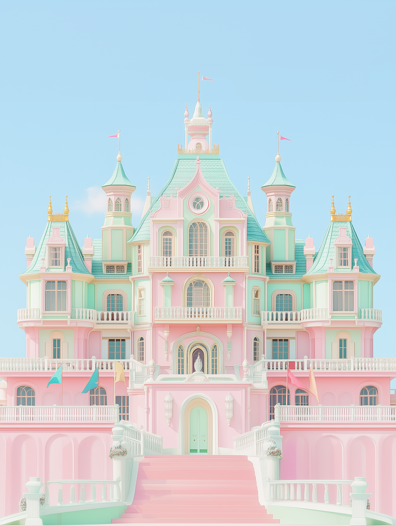 Whimsical Fairy-Tale Castle