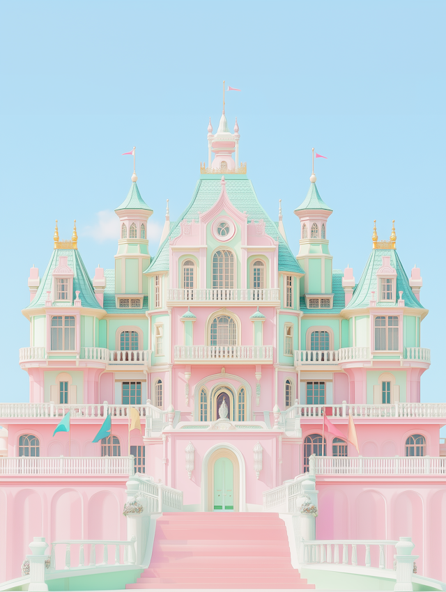 Whimsical Fairy-Tale Castle