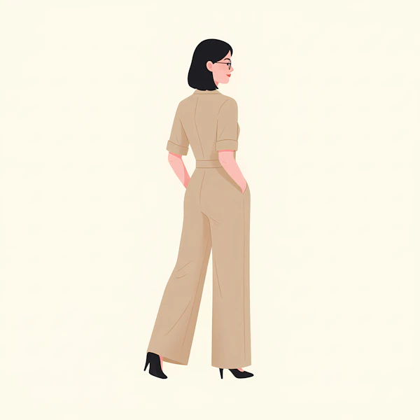 Minimalist Woman Portrait