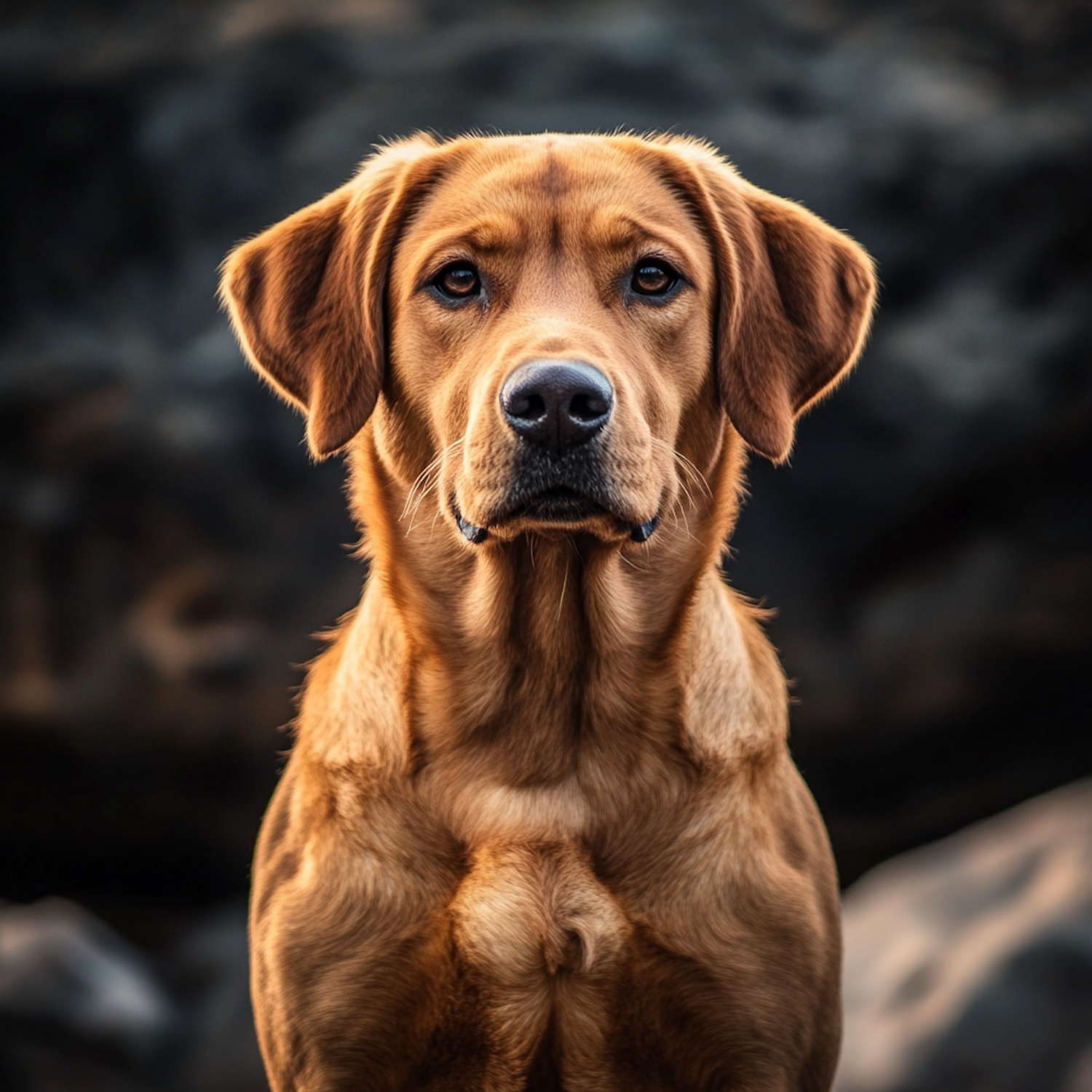 Close-up of a Labrador Retriever