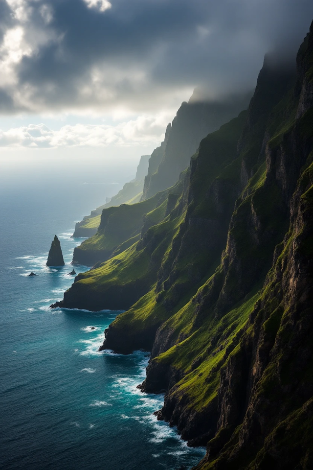 Dramatic Coastal Landscape