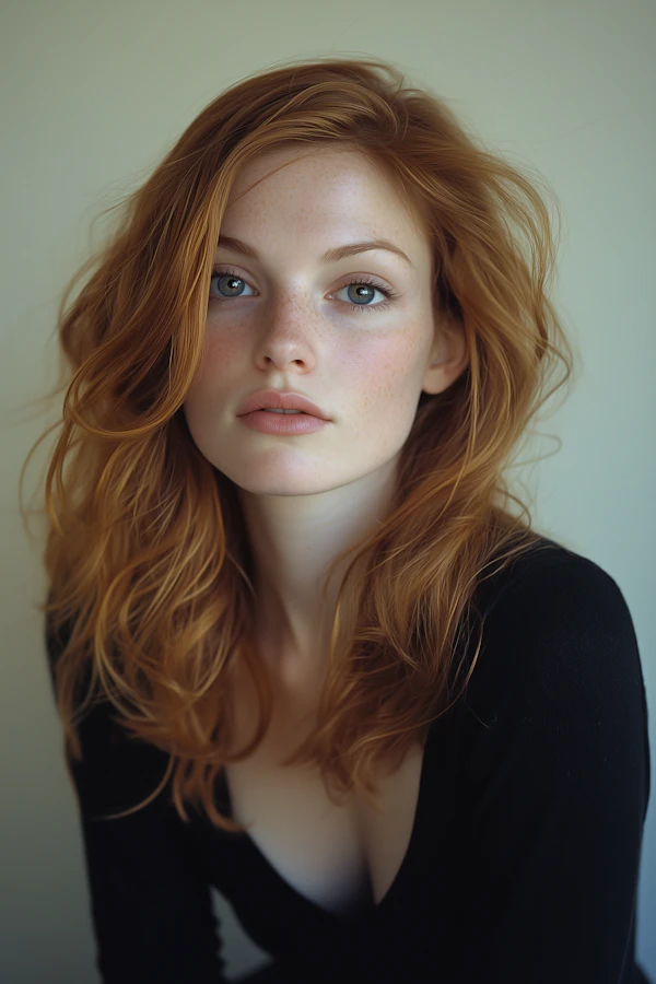 Portrait of a Young Woman with Red Hair