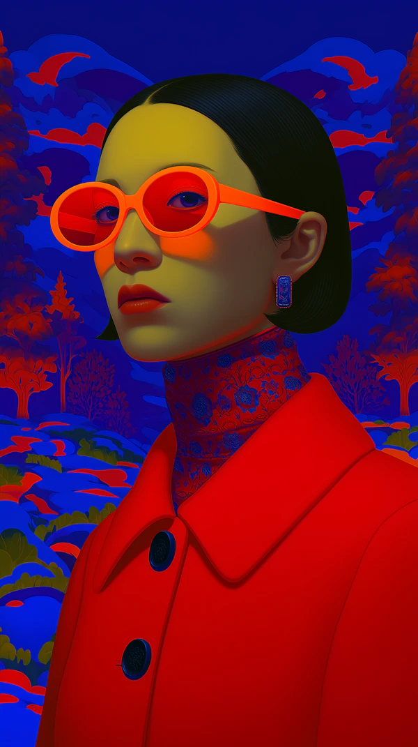 Vivid Portrait Art