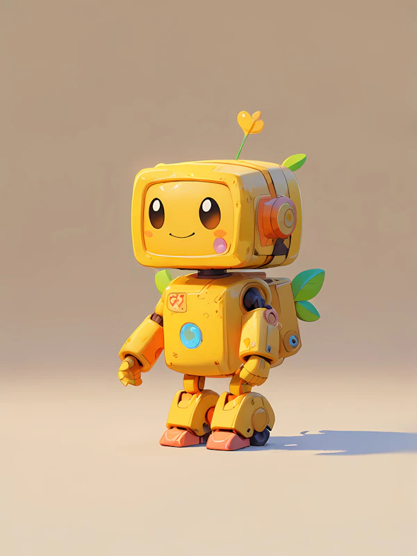 Cartoonish Robot Design