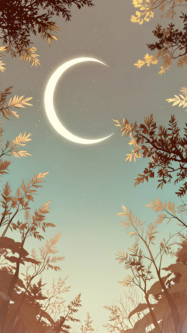 Serene Night Sky Scene