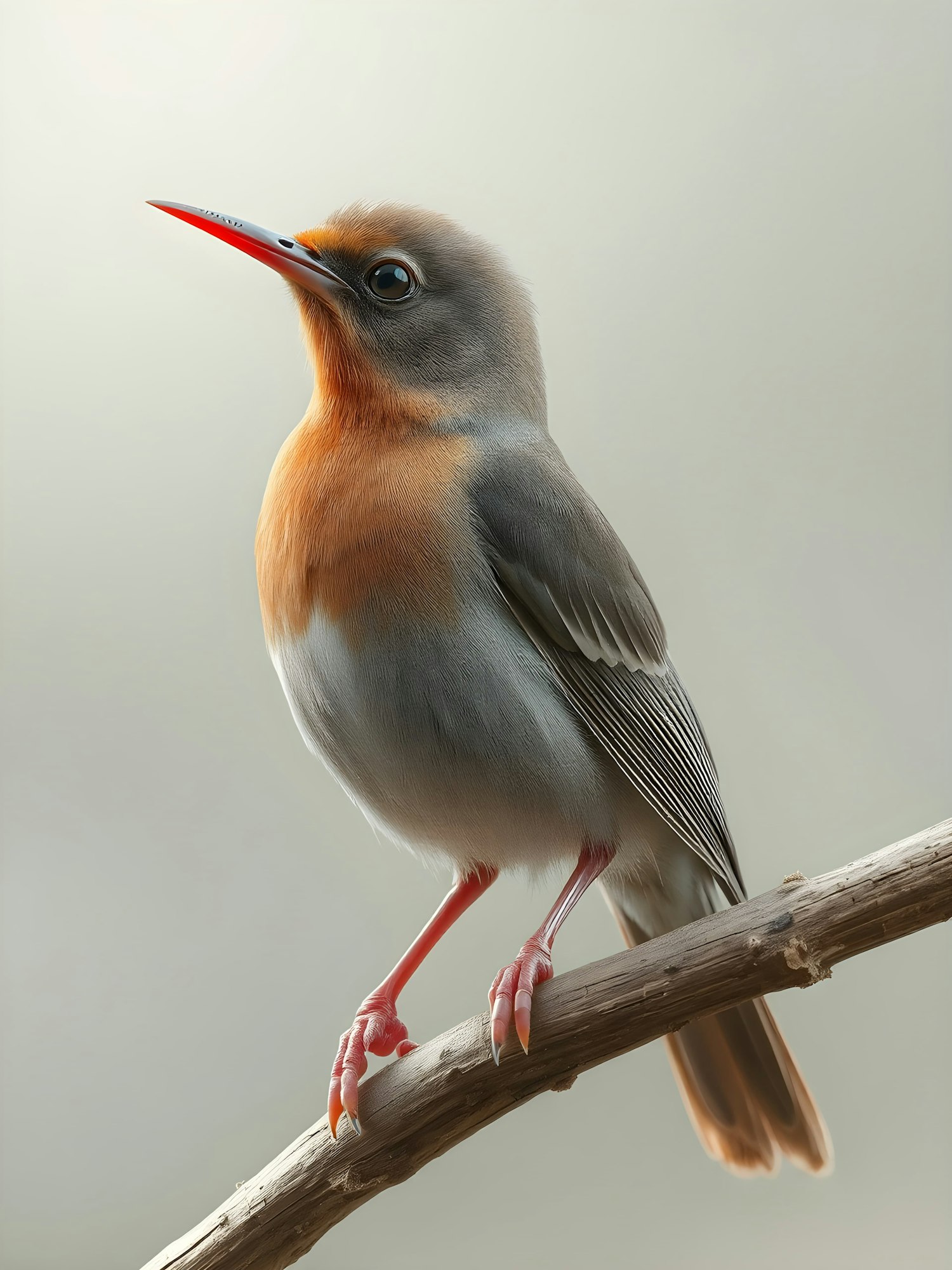 Colorful Bird on Branch