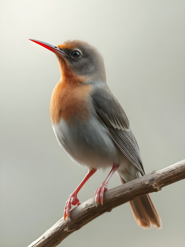 Colorful Bird on Branch