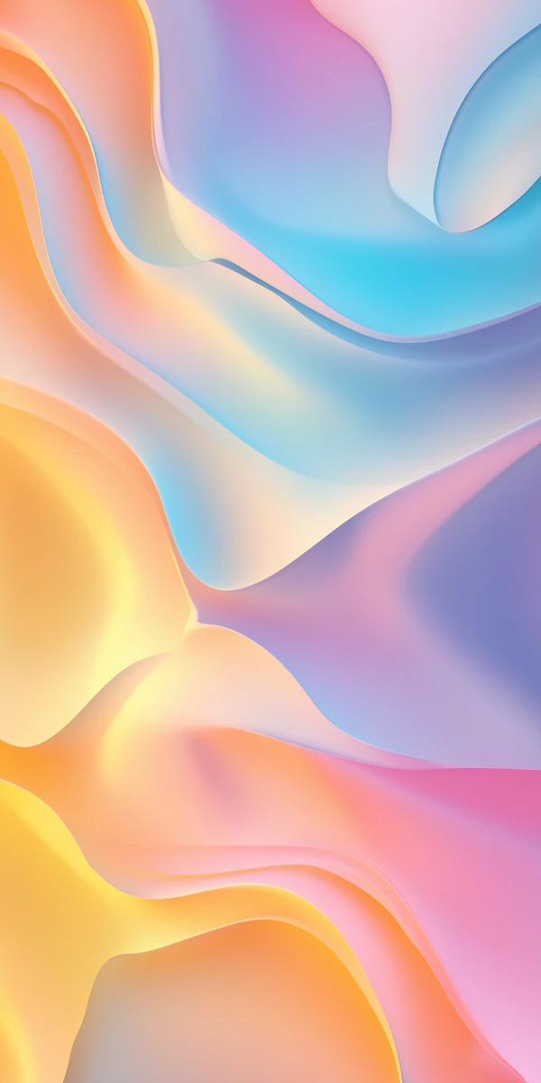 Pastel Gradient Waves