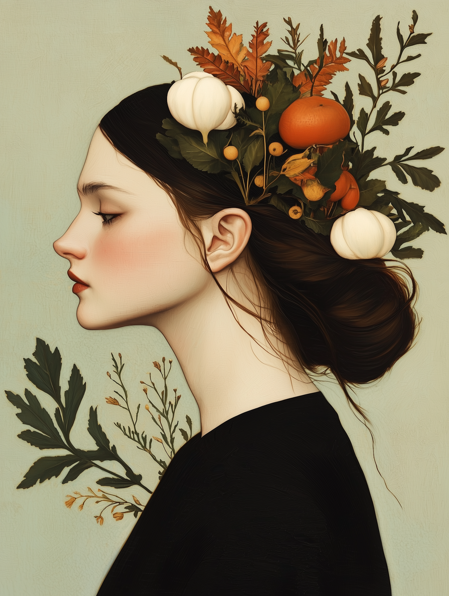 Autumn Headdress Portrait