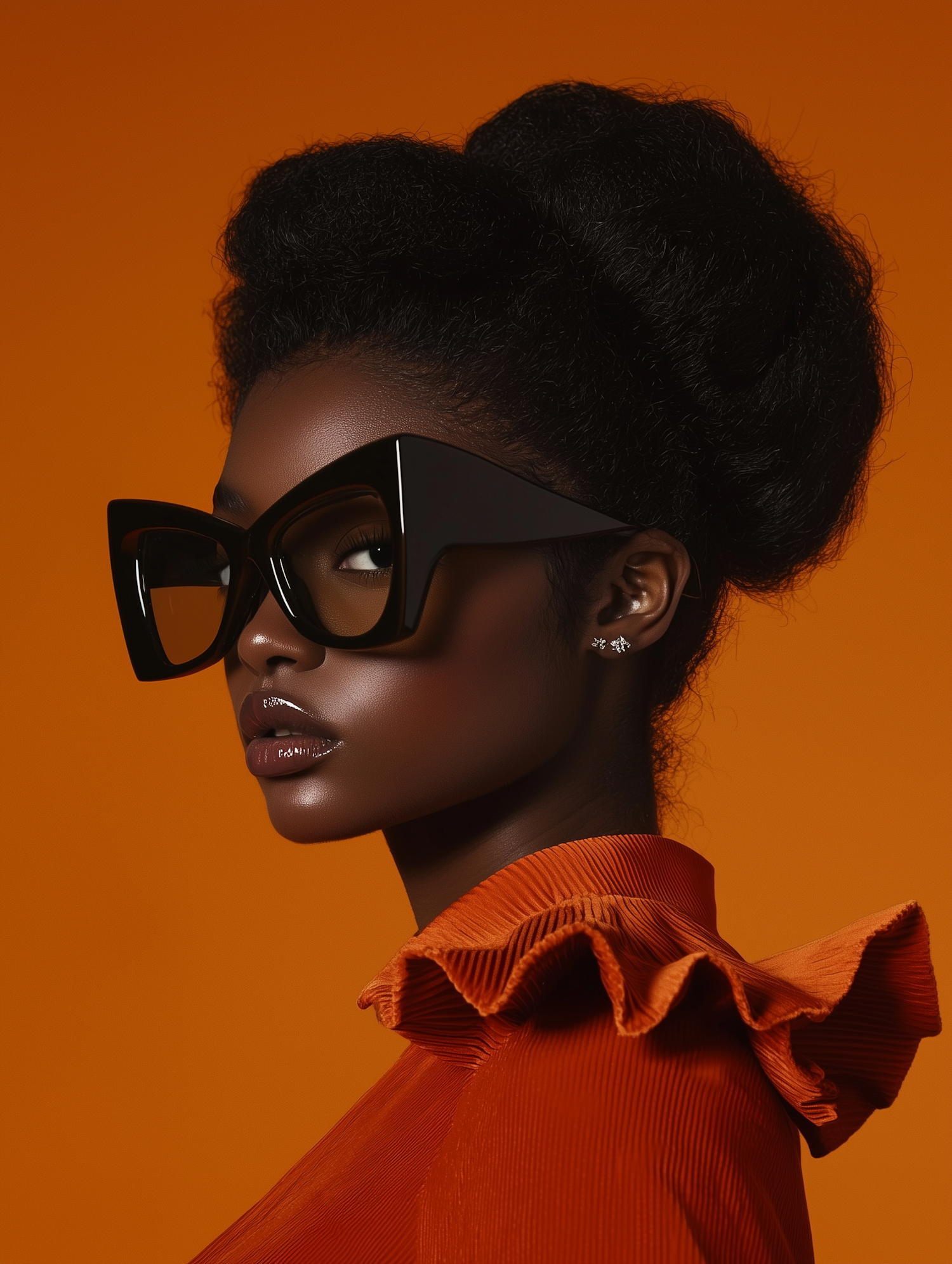 Elegant Black Woman Portrait