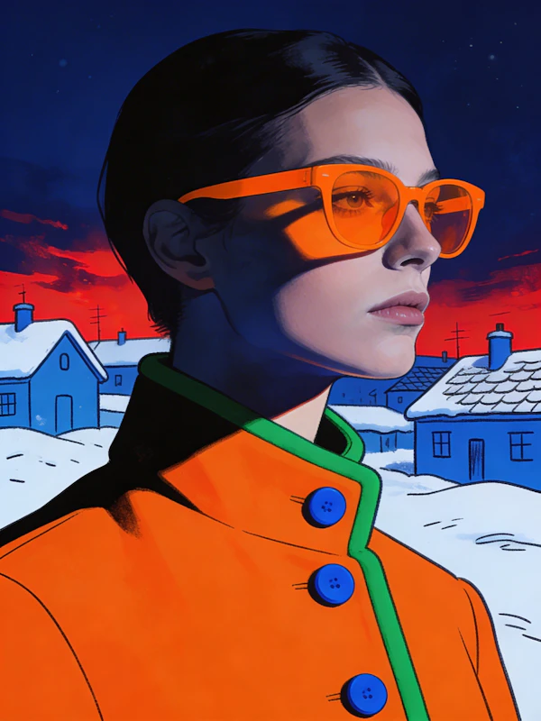 Stylized Winter Portrait