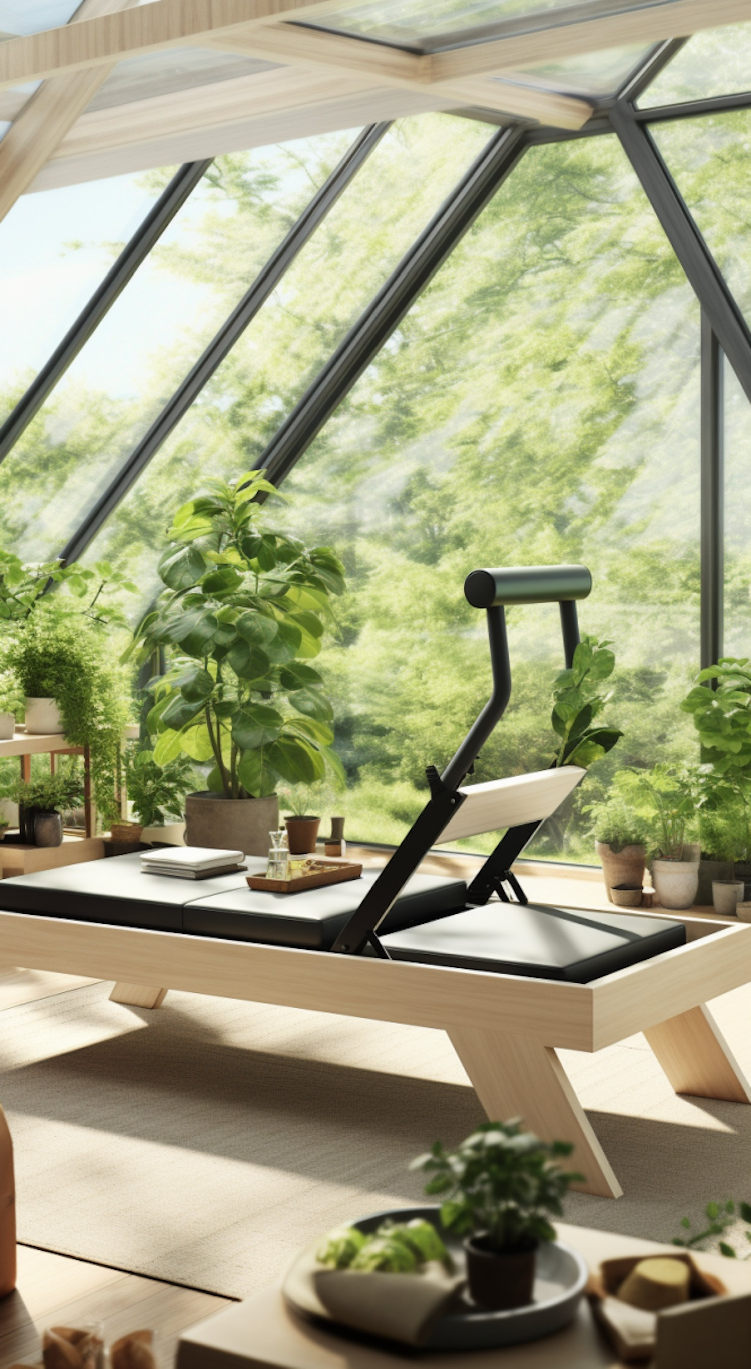 Serene Garden Loft Gym