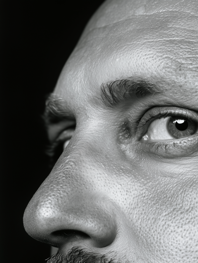 Black-and-White Portrait
