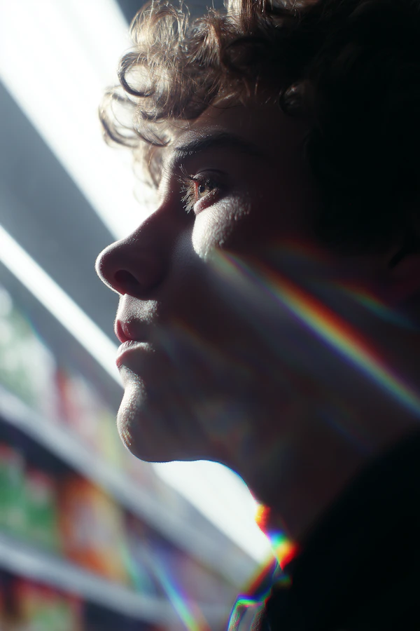 Contemplative Side Profile