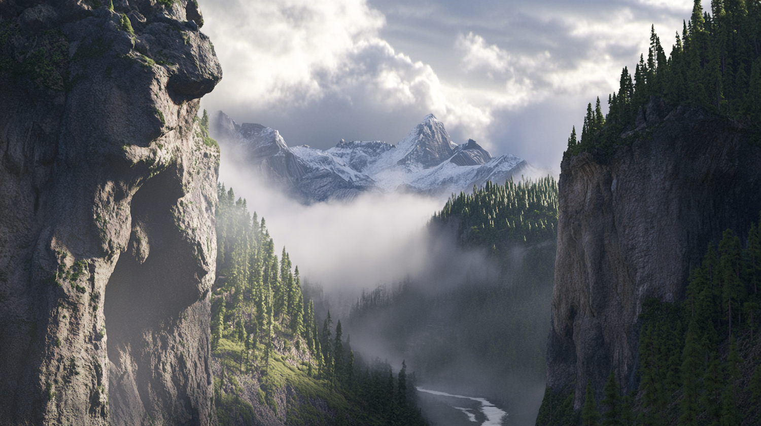 Majestic Mountain Landscape