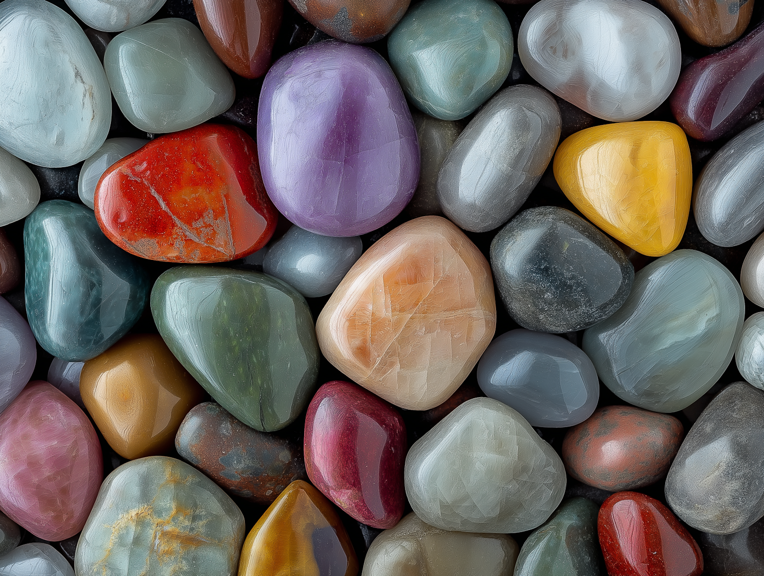 Colorful Gemstone Mosaic