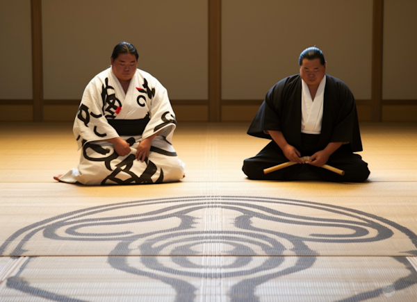 Seiza Ceremony Preparation on Tatami