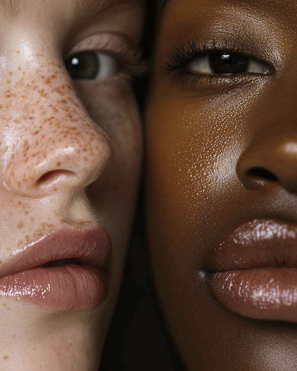 Diverse Skin Close-Up