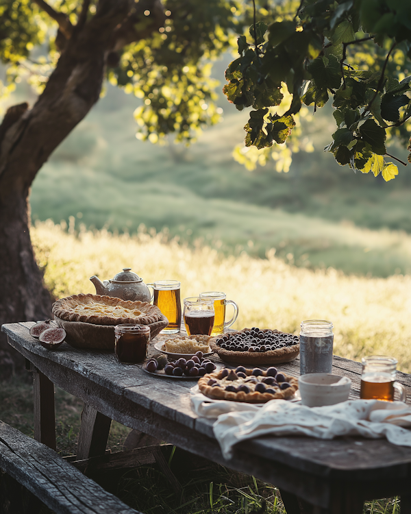 Rustic Outdoor Picnic