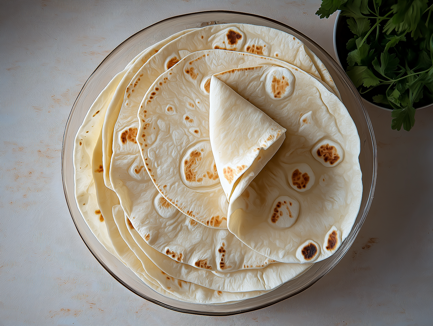 Stack of Flatbreads