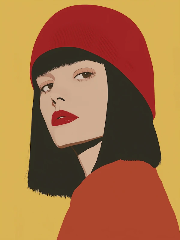 Stylized Portrait of a Woman