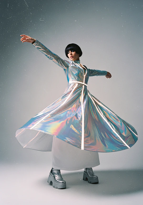 Futuristic Fashion Pose