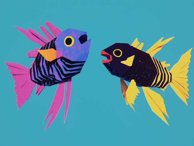 Stylized Fish Art