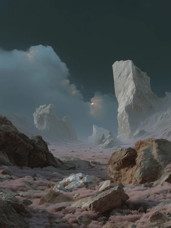 Surreal Rock Landscape