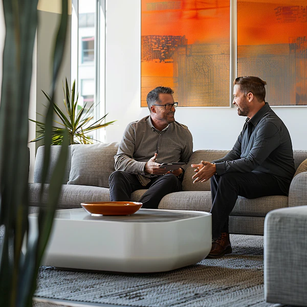 Modern Office Discussion