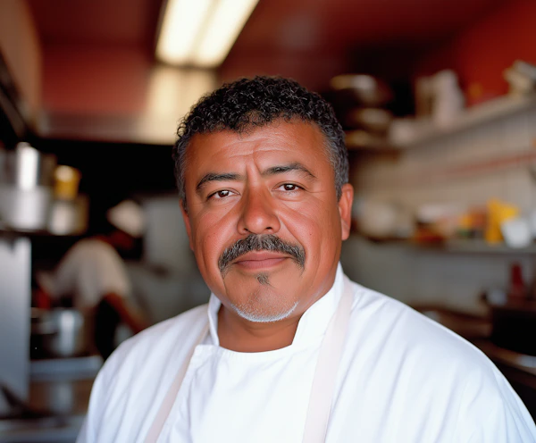 Chef in Kitchen
