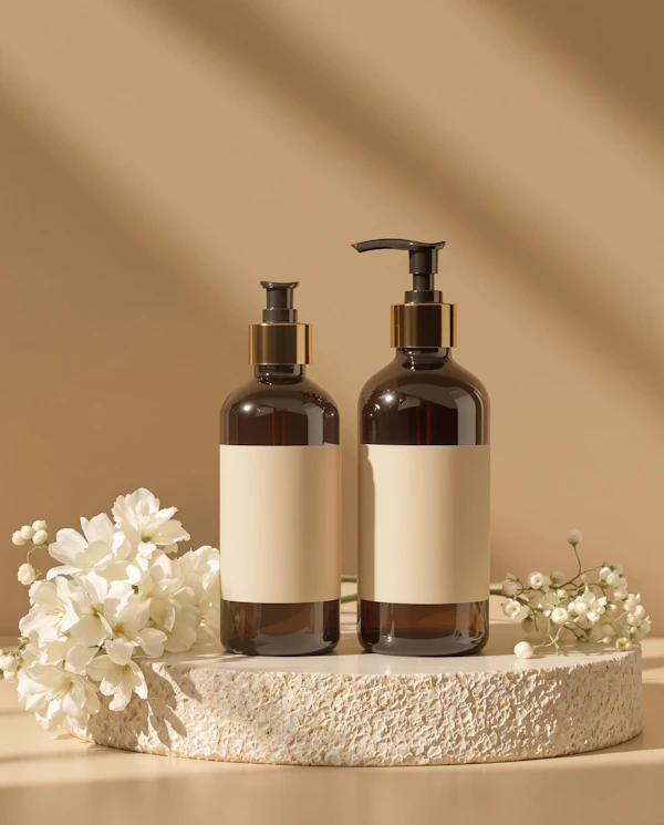 Elegant Bottles Display