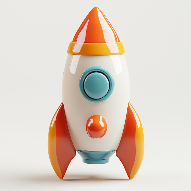 Stylized Rocket Ship