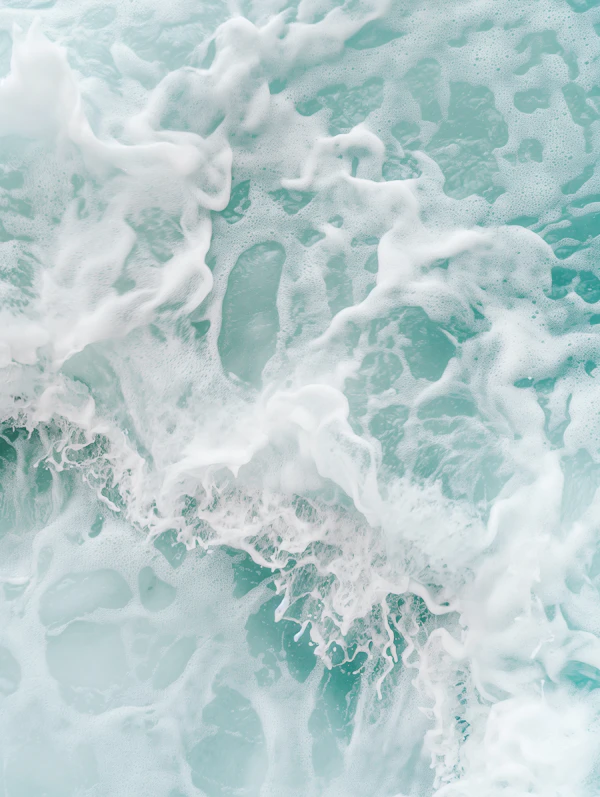 Ocean Waves Close-Up