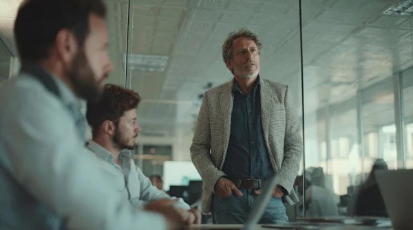 Office Meeting Scene