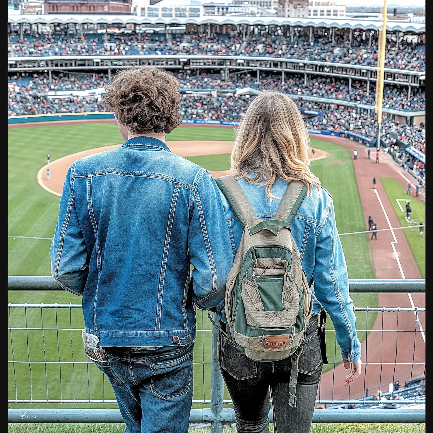 Baseball Game Spectators