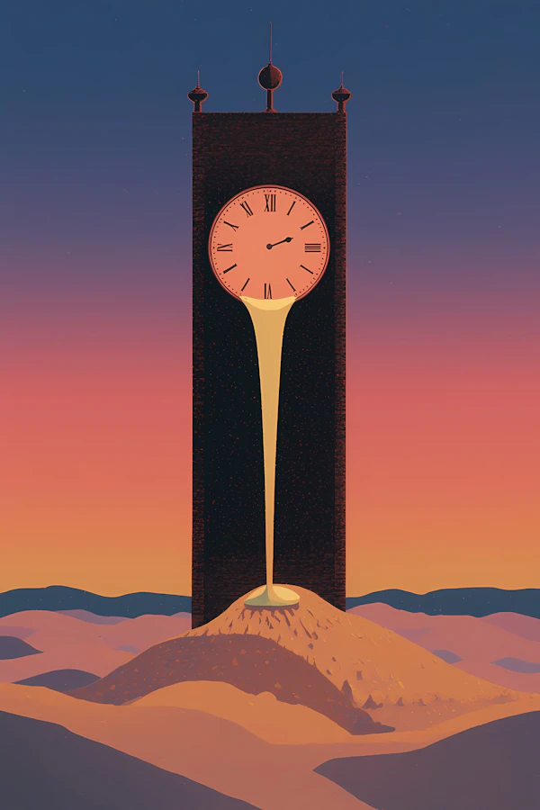 Melting Clock Tower