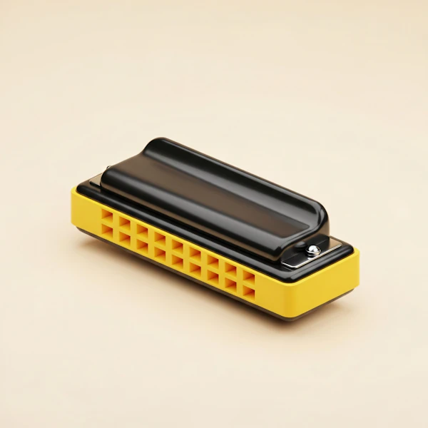 Sleek Harmonica Display