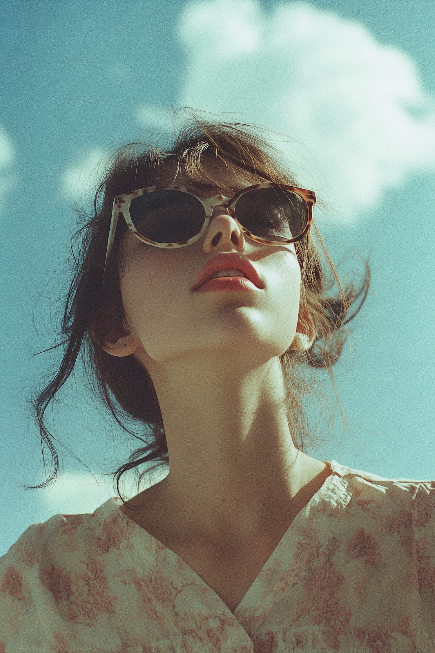 Woman Gazing Upwards