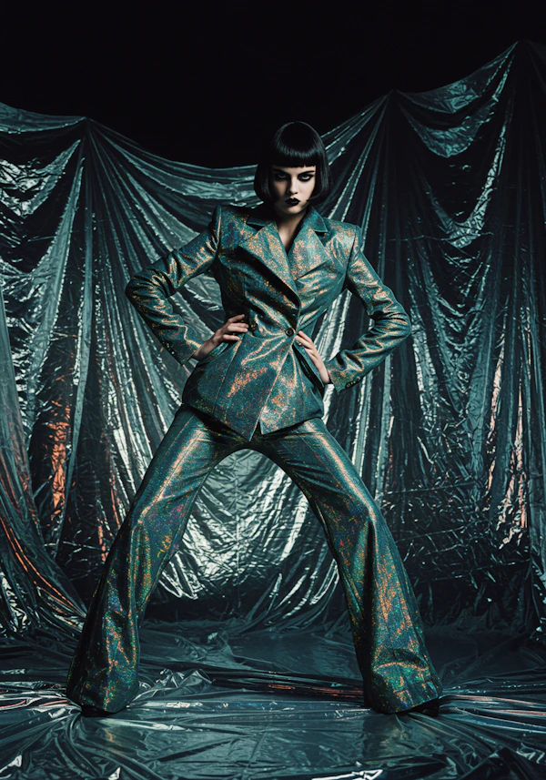 Futuristic Fashion Pose