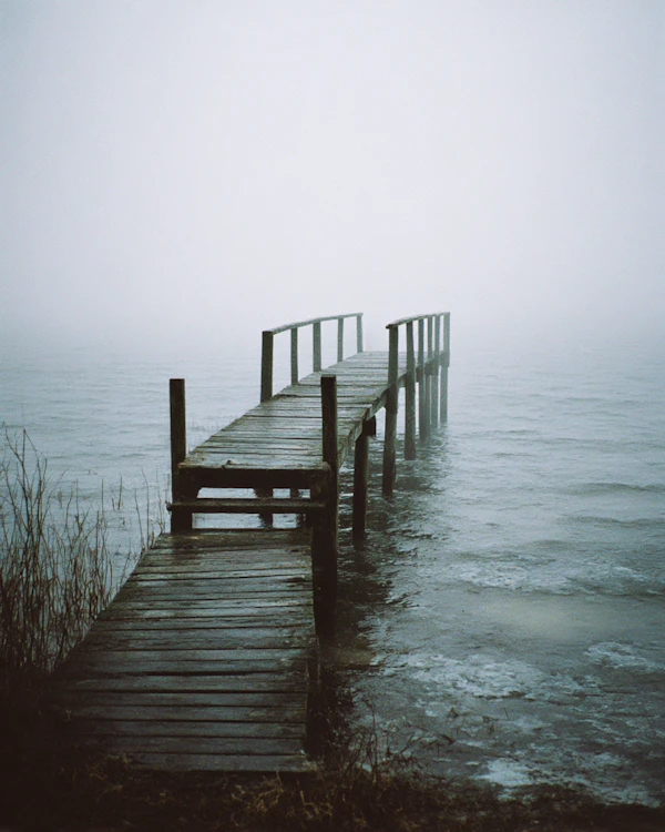 Misty Lake Pier
