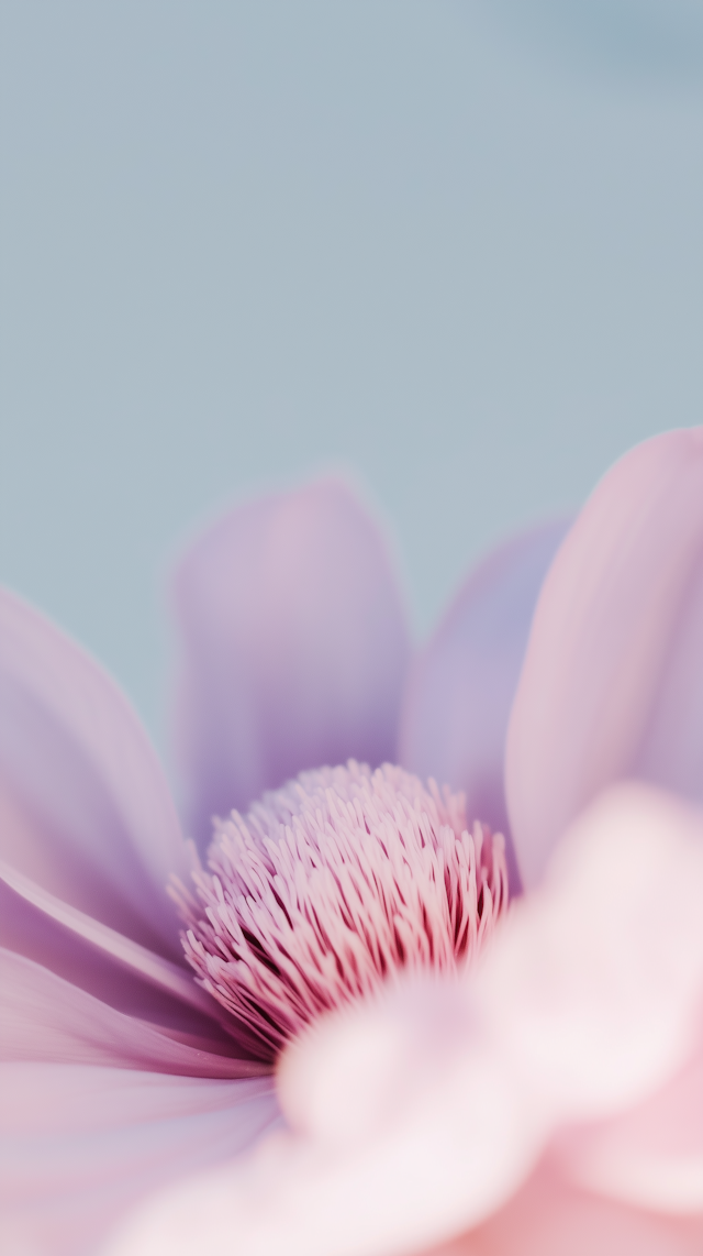 Delicate Pink Flower Close-Up